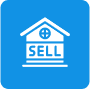 Sell house icon